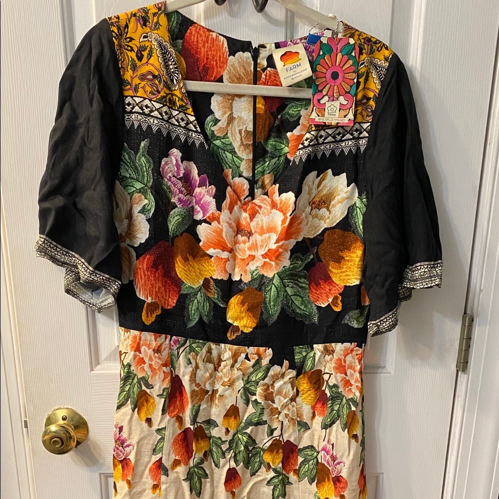 Farm Rio for Anthropologie maxi size large NWT